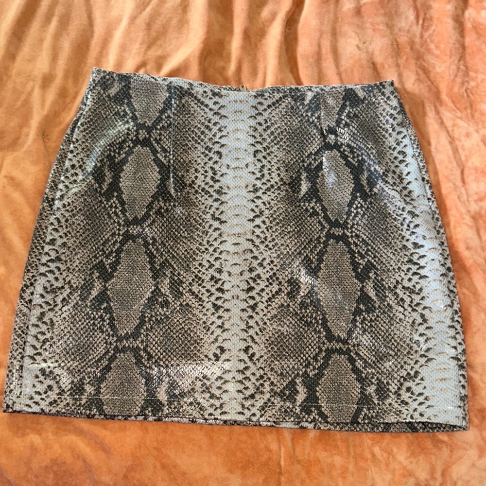 Entro Gray Black Mini Pencil Skirt Night Out